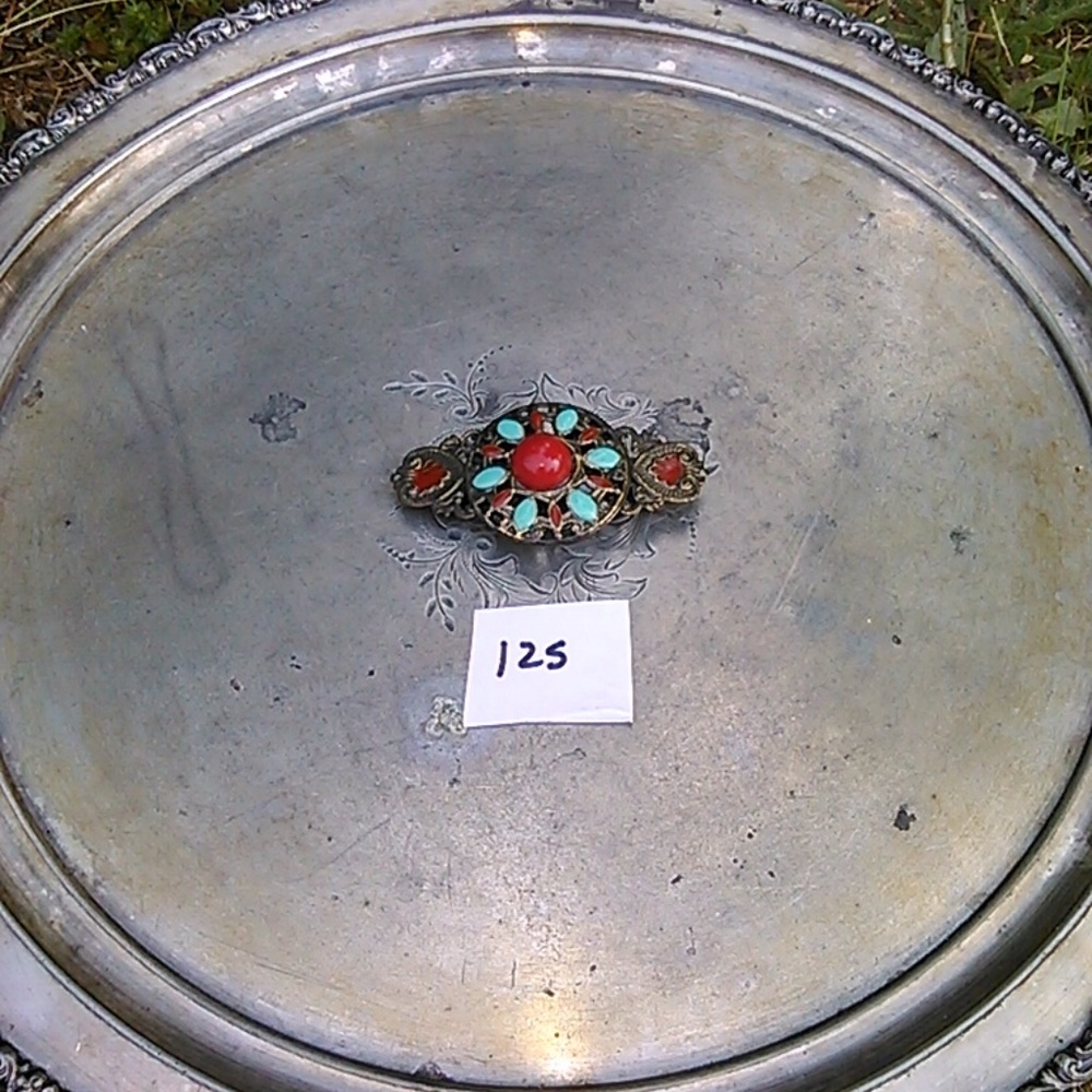 vintage western hair clip